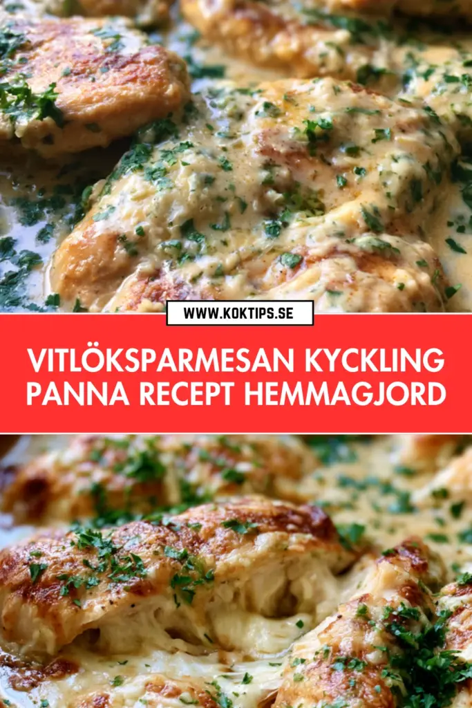 Hemlagad Vitlöksparmesan Kycklingpanna som Smakar Precis som det Ska