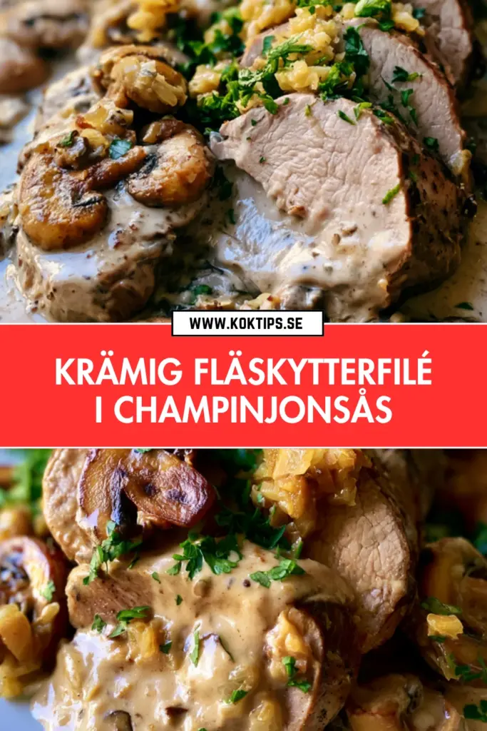 Smakrik fläskytterfilé champinjonsås: så gör du den krämiga versionen hemma