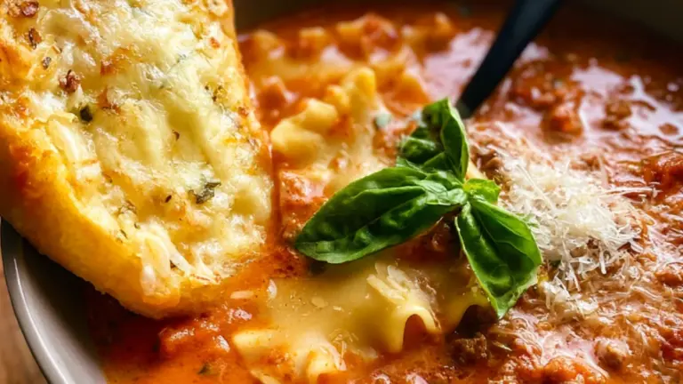 Krämig lasagnesoppa: det bästa receptet för en enkel vardag