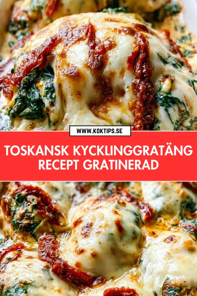 Toskansk kycklinggratäng i ugn: snabb vardagsrätt med italiensk själ
