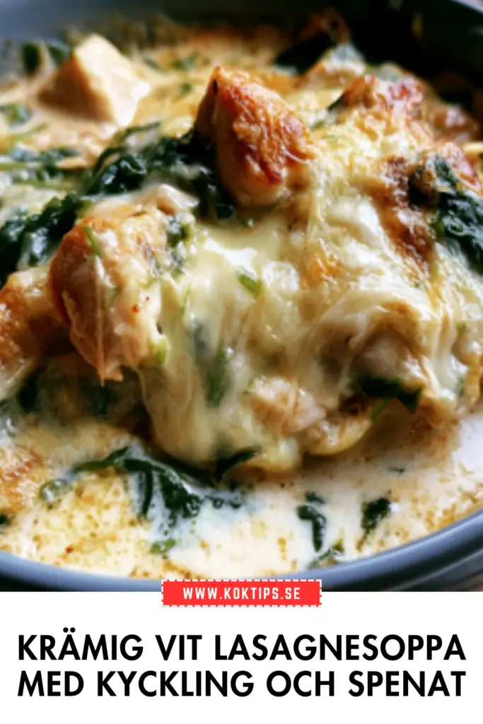 Krämig vit lasagnesoppa: en klassisk snabb rätt som hela familjen älskar