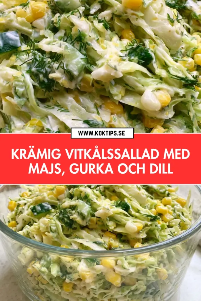Krämig vitkålssallad: ett klassiskt hemlagat recept du kommer älska