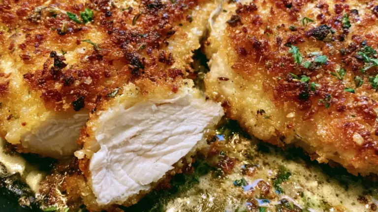 Krispig Parmesanpanerad Kycklingfile i Stekpanna