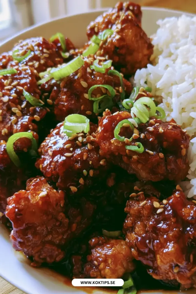 Krispig asiatisk kyckling med sötstark sås: snabbt recept som alltid lyckas