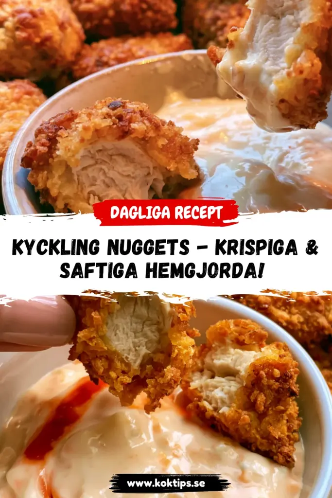 Kyckling nuggets – krispiga & saftiga hemgjorda!