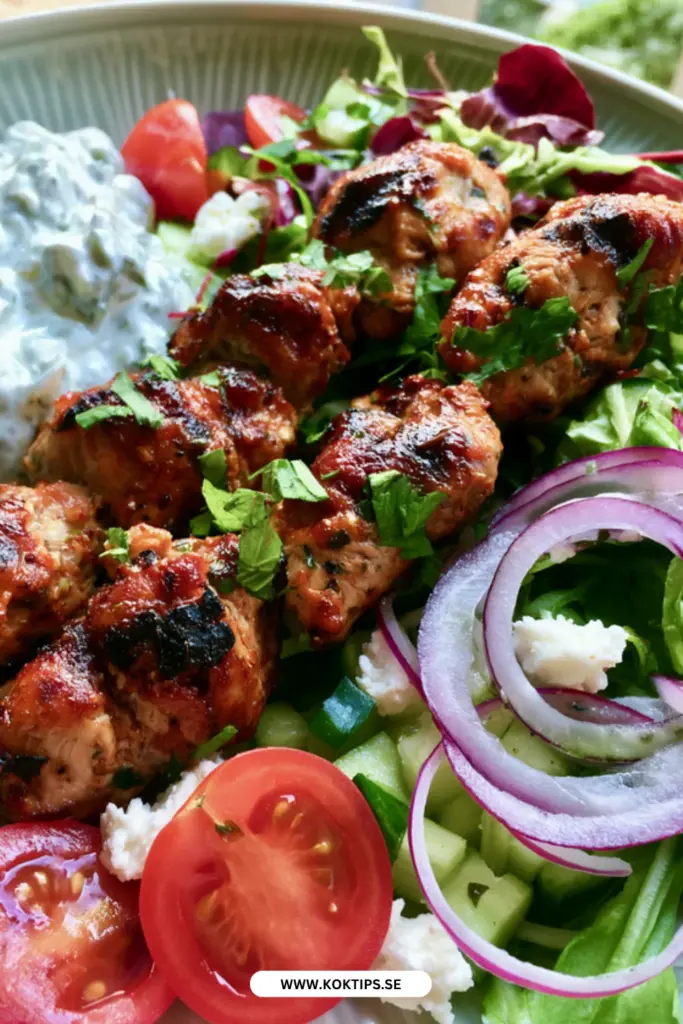 Kycklingspett med tzatziki: enkel och smakrik klassiker för grillen