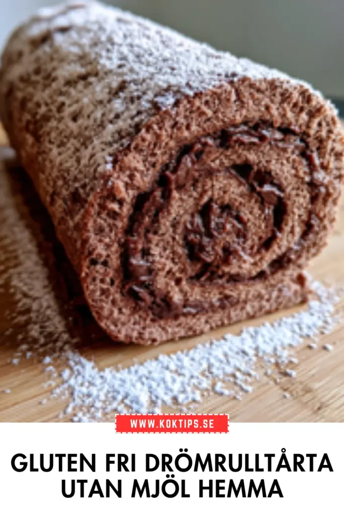 Gluten fri drömrulltårta hemma: det bästa mjölfria receptet du någonsin smakat