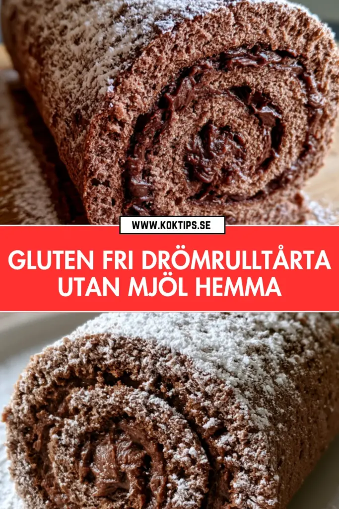 Gluten fri drömrulltårta hemma: det bästa mjölfria receptet du någonsin smakat