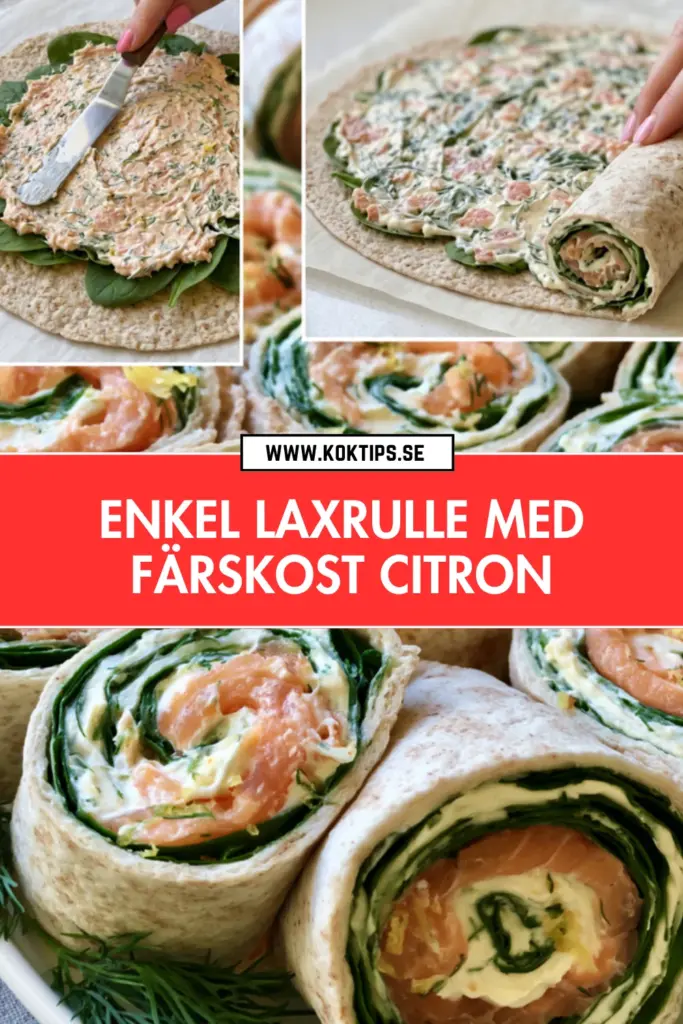 Enkel laxrulle med färskost: det bästa hemlagade receptet för alla tillfällen
