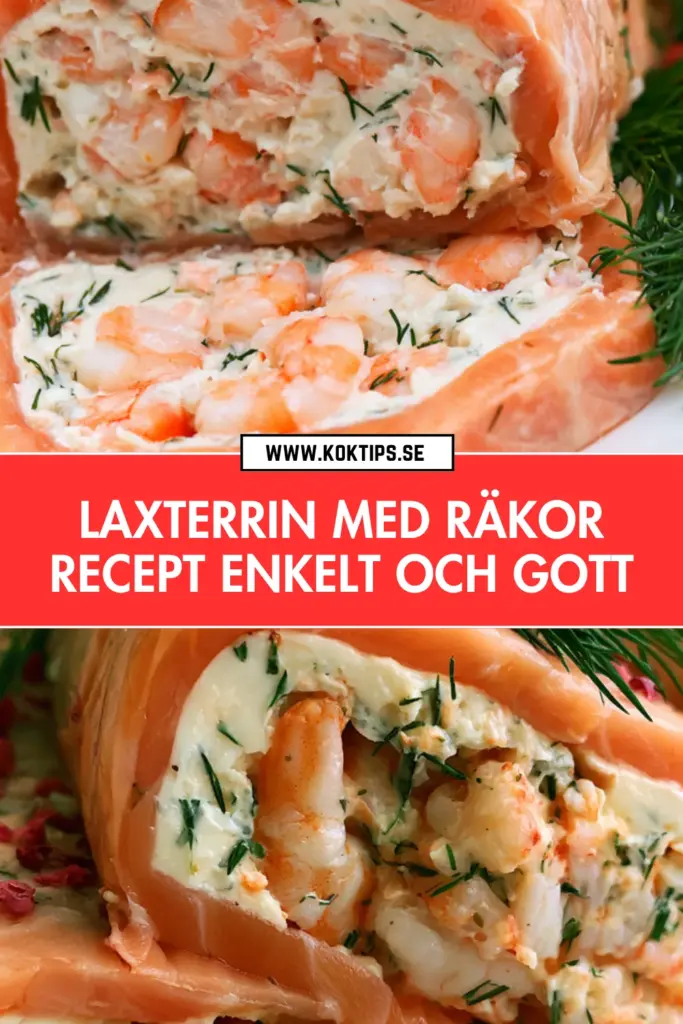 Krämig laxterrin med räkor: enkel hemlagad klassiker till fest och vardag