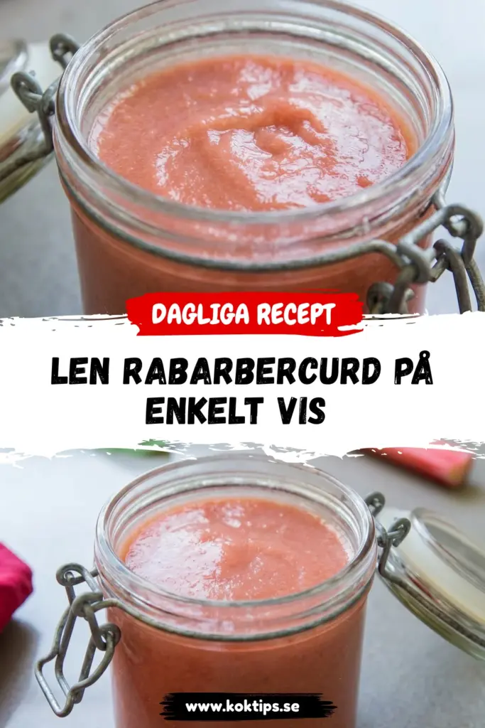 Len Rabarbercurd på Enkelt Vis