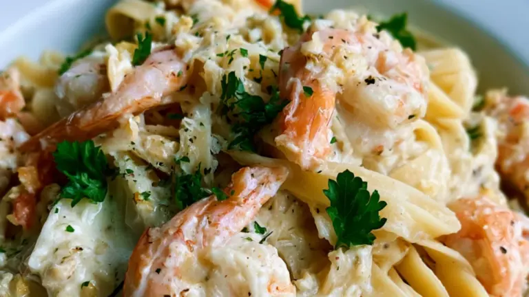 Enkel vitlökspasta med räkor: klassisk räkpasta fylld med smak och krämighet