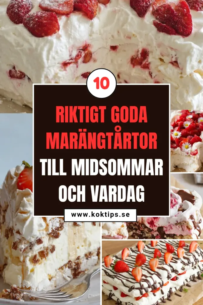 10 riktigt goda marängtårta till midsommar och vardag