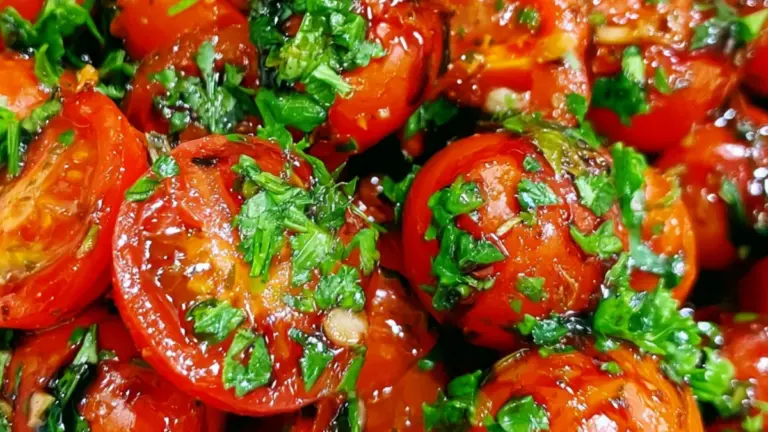 Marinerad tomatsallad perfekt till grillat: det bästa sommarreceptet