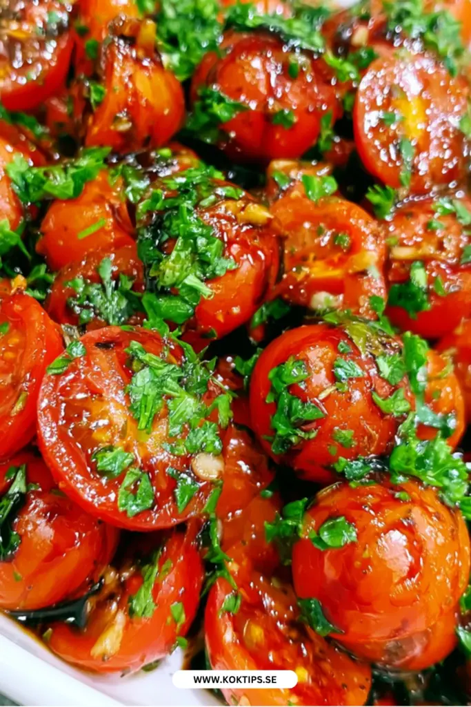 Marinerad tomatsallad perfekt till grillat: det bästa sommarreceptet