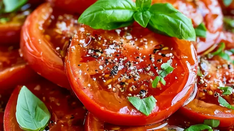 Marinerade tomater: det enklaste och godaste sommarreceptet