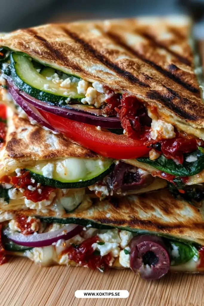 Krispiga medelhavsquesadillas: det bästa vegetariska receptet du behöver testa