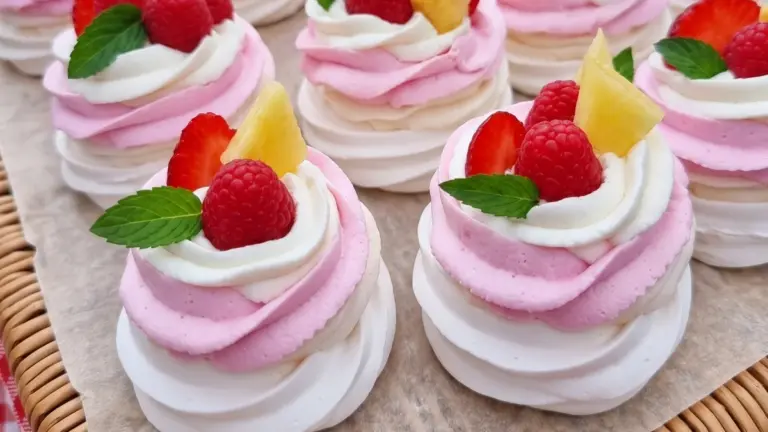 Krispig och krämig mini pavlova: enkelt recept som alltid imponerar