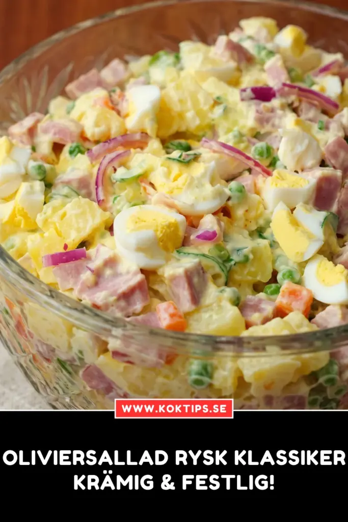 Oliviersallad rysk klassiker: krämig & festlig!