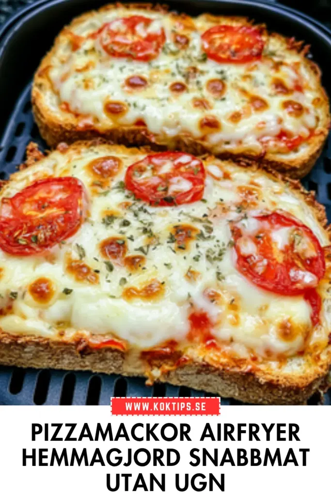 Pizzamackor i airfryer: det godaste hemlagade receptet på bara minuter