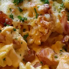 Ranchgratäng med Kyckling och Pasta Recept