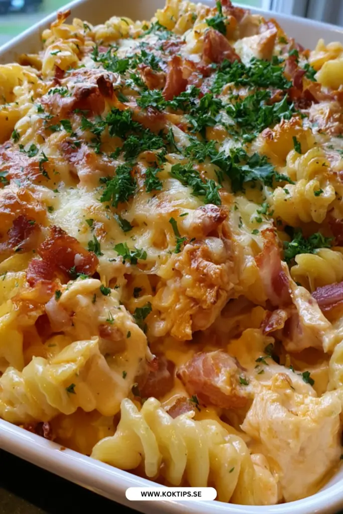 Klassisk ranchgratäng med kyckling: hemlagad comfort food på under 30 minuter