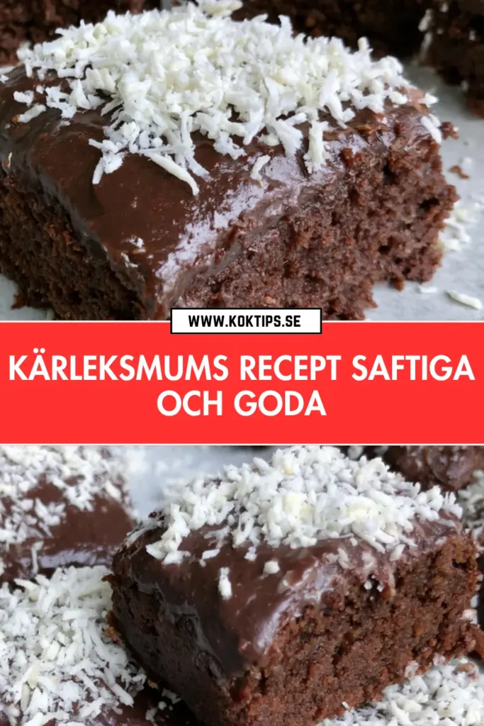 Kärleksmums Recept: Saftiga och Goda Kakbitar som Alltid Lyckas