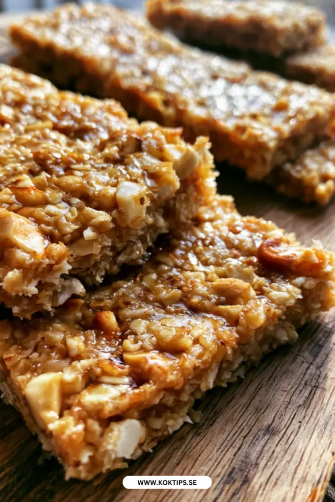 Havrebars med cashew: det godaste receptet på hemgjorda müslibar