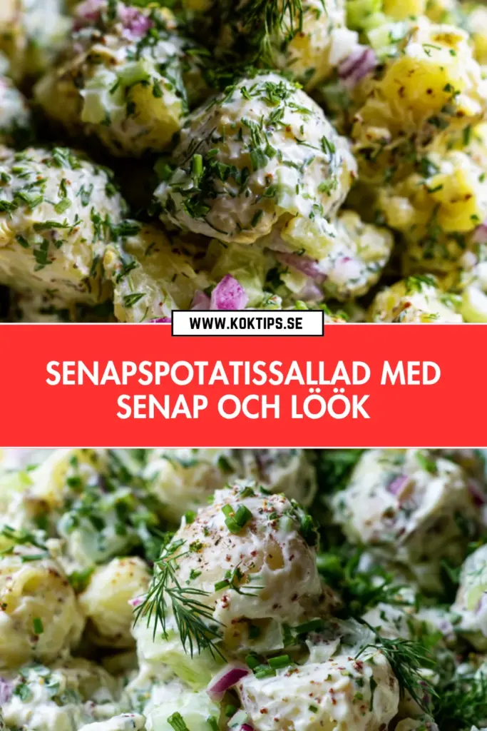 Enkel senapspotatissallad med dijonsenap och färska örter