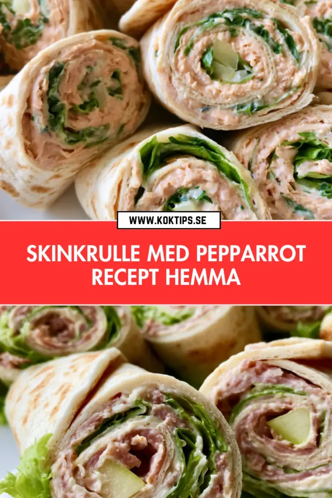 Hemlagad skinkrulle med pepparrot: ett enkelt recept du kommer älska