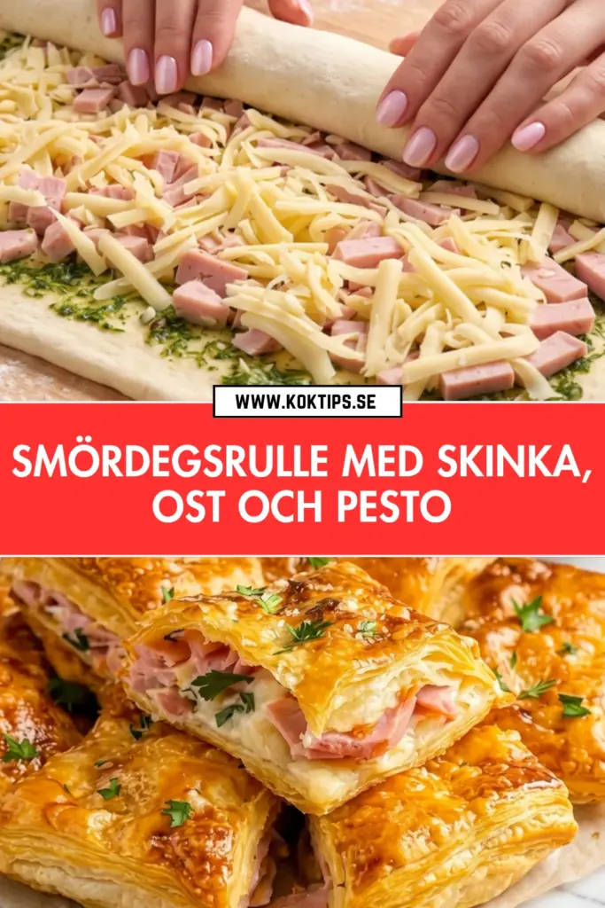 Hemlagad smördegsrulle med skinka och ost: så gör du den perfekt varje gång