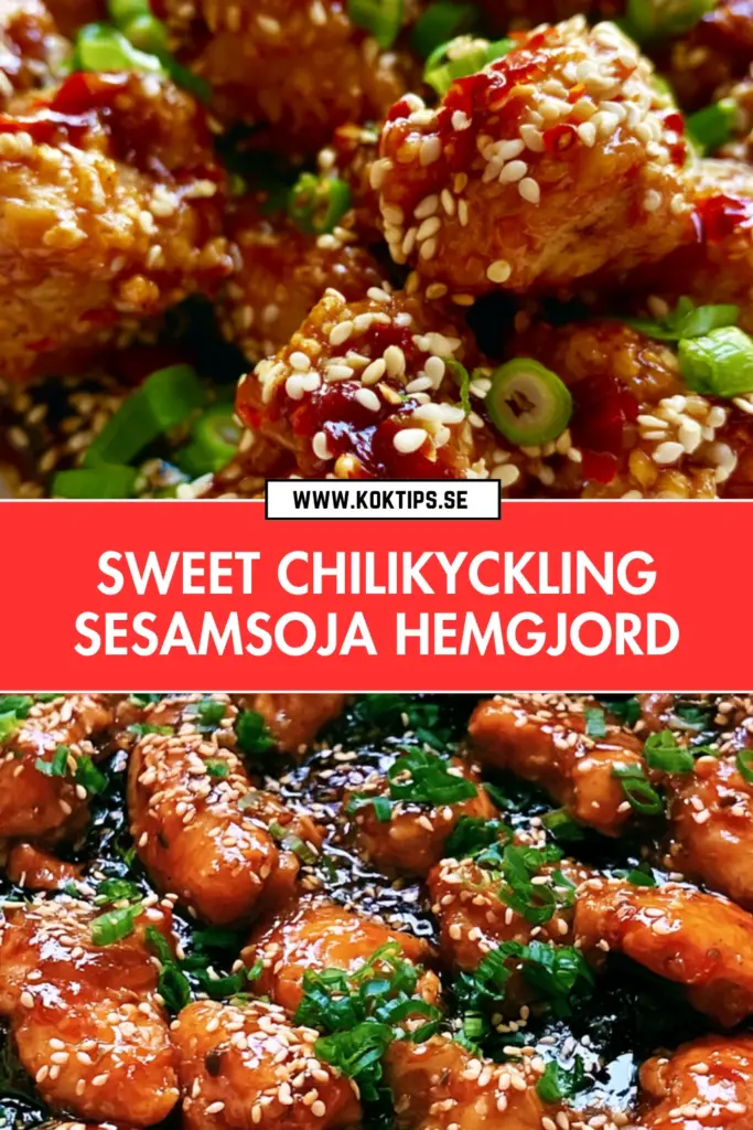Hemgjord Sweet Chilikyckling: Enkel, Glansig och Full av Smak