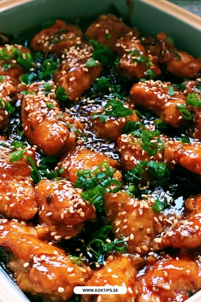 Hemgjord Sweet Chilikyckling: Enkel, Glansig och Full av Smak