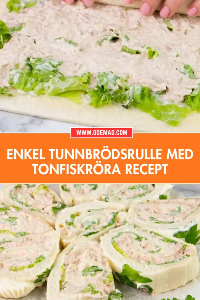 Enkel och klassisk tunnbrödsrulle med tonfiskröra: det bästa hemlagade receptet