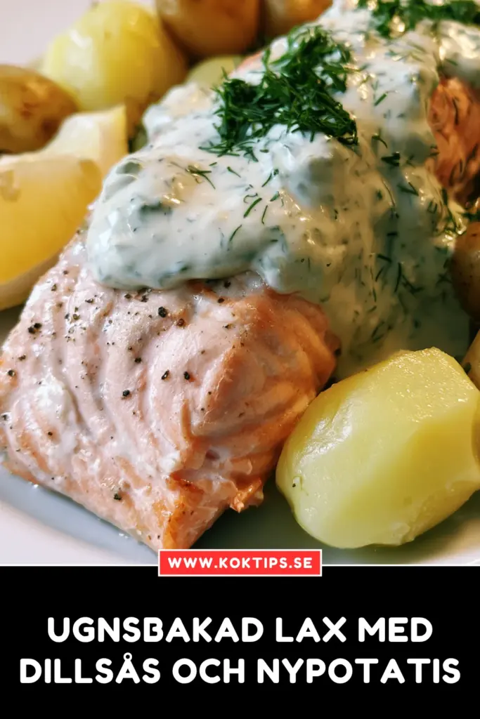 Ugnsbakad Lax med Dillsås och Nypotatis_receptet