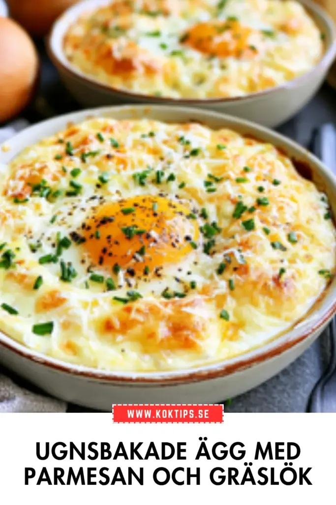Ugnsbakade ägg med parmesan: snabbt, klassiskt och alltid lika gott
