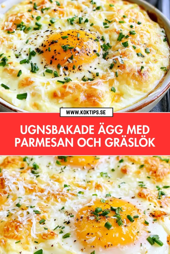 Ugnsbakade ägg med parmesan: snabbt, klassiskt och alltid lika gott