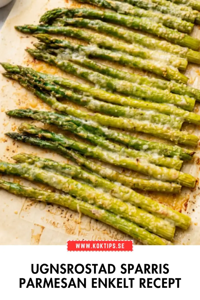 Ugnsrostad grön sparris med parmesan: det enklaste receptet du någonsin testar