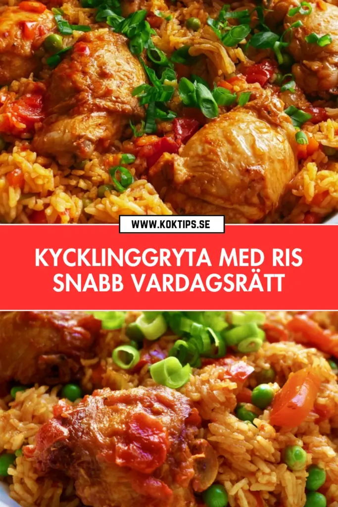 Kycklinggryta med ris: den enkla vardagsrätten hela familjen älskar