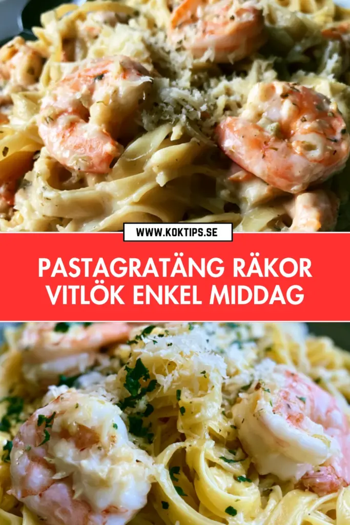 Krämig pastagratäng med räkor: det hemlagade receptet som alltid imponerar