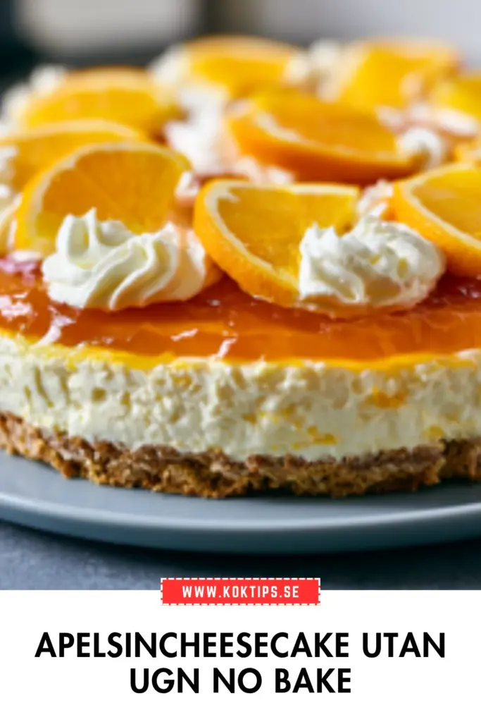 Apelsincheesecake utan ugn: det krämiga receptet som alltid imponerar