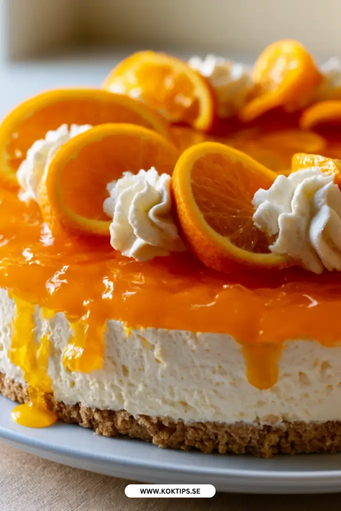 Apelsincheesecake utan ugn: det krämiga receptet som alltid imponerar