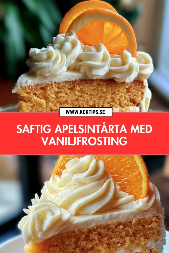 Klassisk apelsintårta: enkel att baka och alltid uppskattad