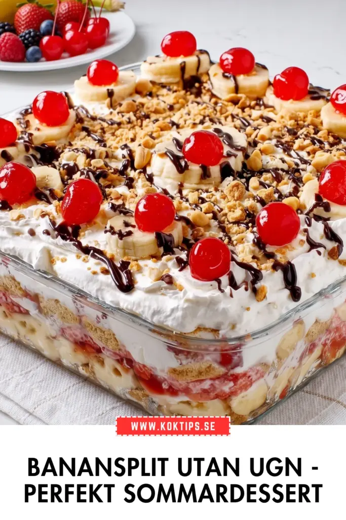 Banansplit utan ugn: den krämiga sommardesserten du aldrig glömmer