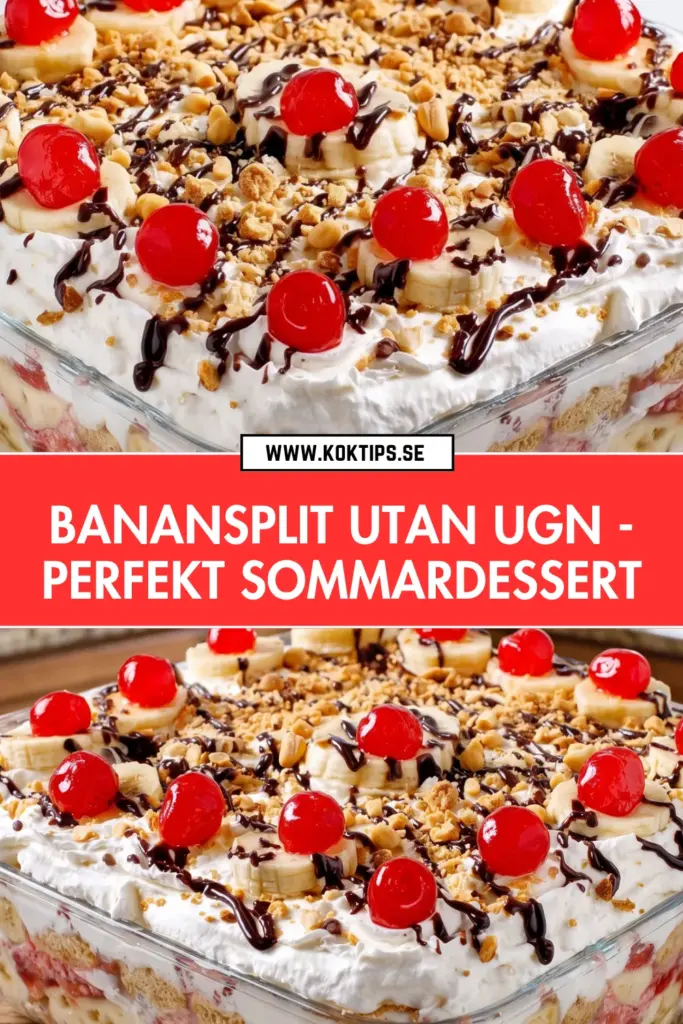 Banansplit utan ugn: den krämiga sommardesserten du aldrig glömmer