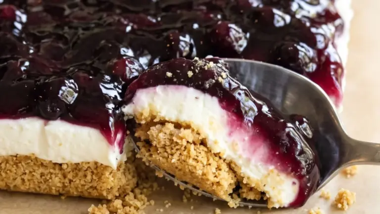 Blåbärscheesecake utan ugn: det enkla receptet som alltid imponerar