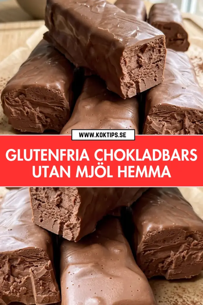 Chokladbars utan mjöl hemma: det godaste glutenfria receptet du testar i år