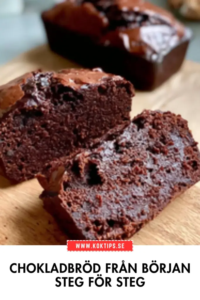 Chokladbröd som alltid lyckas: enkelt hemlagat recept med djup smak