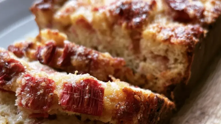 Citron- och rabarberbröd recept enkelt att baka