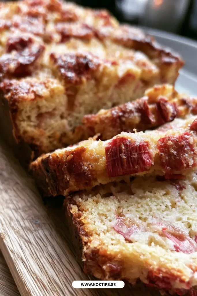 Citron- och rabarberbröd recept enkelt att baka